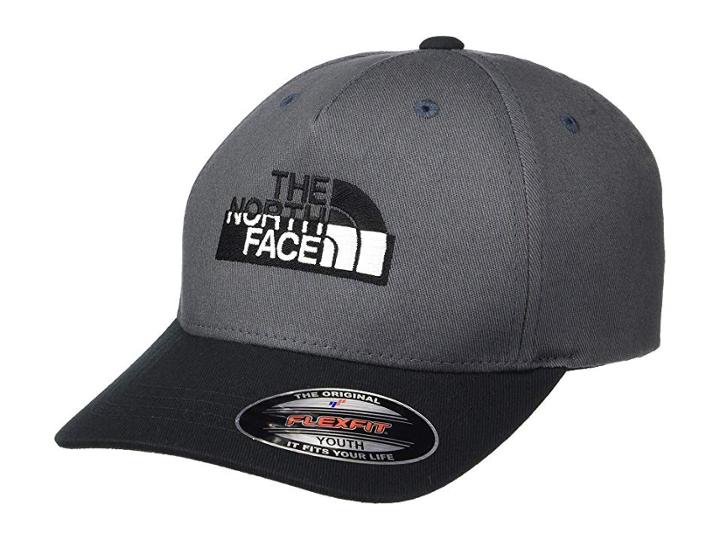 The North Face Kids Flexfit Hat (big Kids) (graphite Grey/tnf Black) Caps