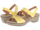Naot Footwear Chianti (yellow Patent Leather) Women's Shoes