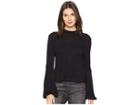Jack By Bb Dakota Going Places Sweater Knit Mock Neck Top (black) Women's Sweater