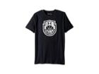 Under Armour Kids Basketball Icon Short Sleeve Tee (big Kids) (black/metallic Silver/metallic Silver) Boy's T Shirt
