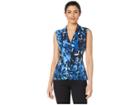 Calvin Klein V-neck Cami (regatta Multi) Women's Clothing