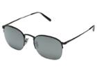 Oliver Peoples Rickman (matte Black/black Satin Mirror) Fashion Sunglasses
