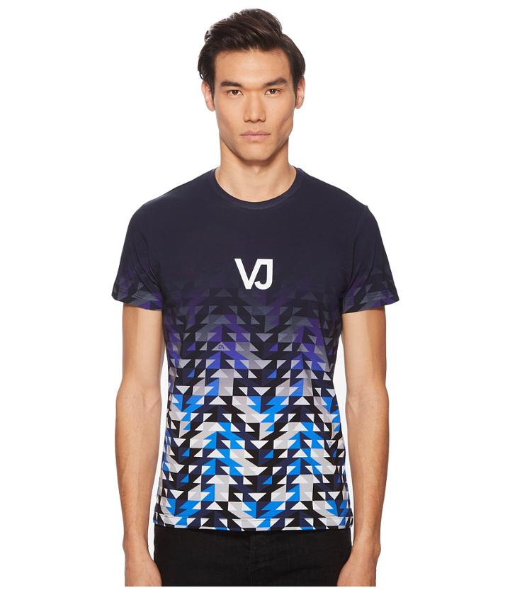 Versace Jeans Logo Ombre Tee Shirt (blue) Men's T Shirt