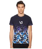 Versace Jeans Logo Ombre Tee Shirt (blue) Men's T Shirt