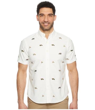 Polo Ralph Lauren Oxford Short Sleeve Sport Shirt (woodie) Men's Clothing