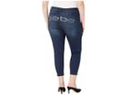 Bebe Plus Size Heartbreaker Capris Crop In Barbados (barbados) Women's Jeans