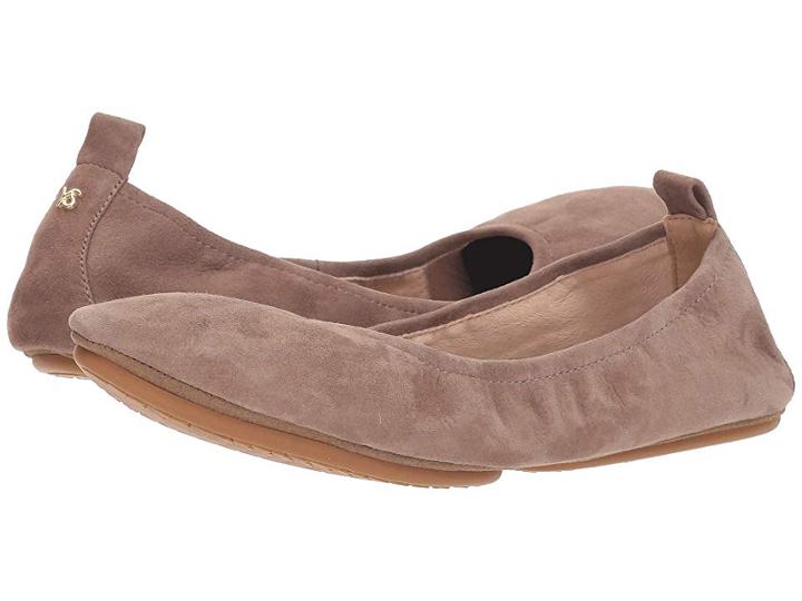 Yosi Samra Vince (stone Suede) Women's Shoes