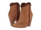 Frye Madeline Trim Shorts (tan Soft Oiled Suede/smooth Full Grain) Women's Boots