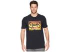 Under Armour Ua Bass Boat Photoreal Tee (black/rustic Red) Men's T Shirt