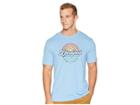 Life Is Good Sunny Waves Cool T-shirt (carolina Blue) Men's T Shirt