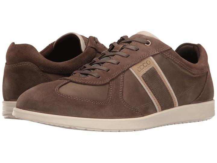 Ecco Indianapolis Sneaker (dark Clay/tarmac) Men's Lace Up Casual Shoes