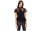Nanette Lepore Trickery Top (black) Women's Clothing