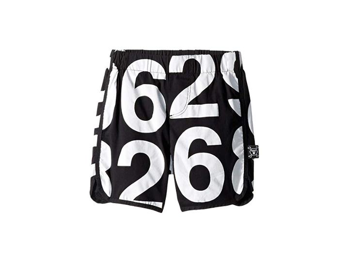 Nununu Numbered Surf Shorts (infant/toddler/little Kids) (black) Boy's Swimwear