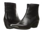 Frye Shane Tip Short (black Smooth Veg Calf) Women's Pull-on Boots