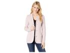 Chaps Cotton Blend Long Sleeve Sweater (dusted Blush) Women's Sweater