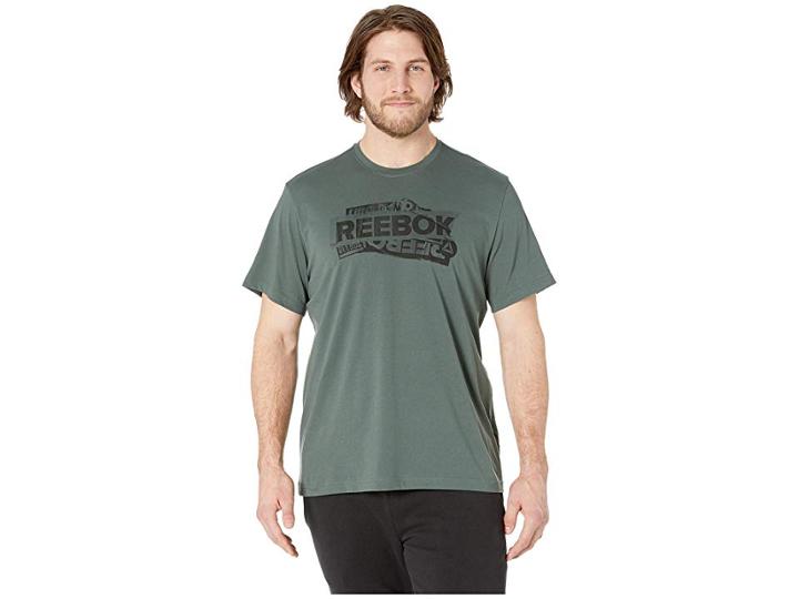 Reebok Decal Tee (chalk Green) Men's Clothing