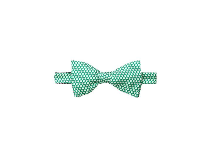 Vineyard Vines Micro Acorns Bowtie (kelly Green) Ties