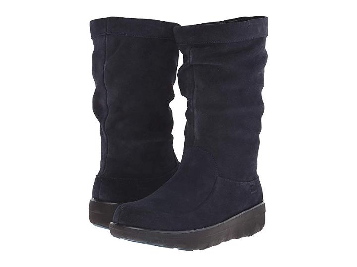 Fitflop Loafftm Slouchy Knee Boot (supernavy) Women's  Boots