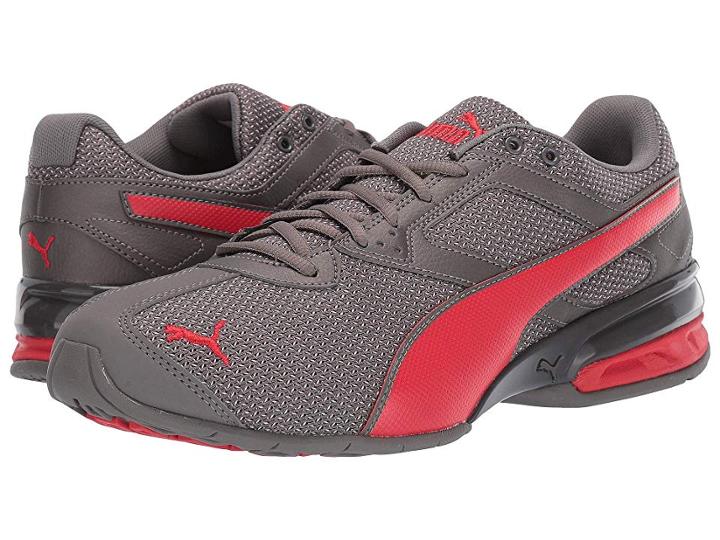 Puma Tazon 6 Zag (charcoal Gray/high Risk Red) Men's  Shoes