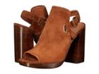 Frye Karissa Shield Sling (wood Suede) Women's Shoes