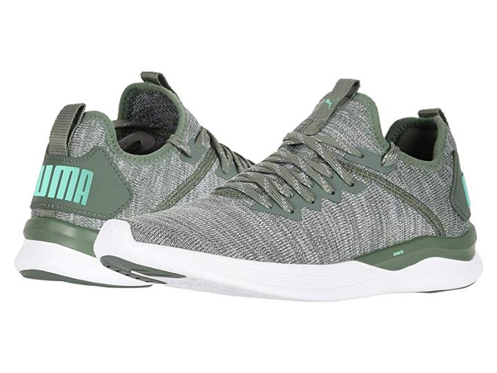 Puma Ignite Flash Evoknit (laurel Wreath/quarry/biscay Green) Women's Shoes