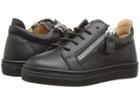 Giuseppe Zanotti Kids London Sneaker (toddler) (black) Kid's Shoes