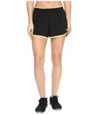 The North Face Reflex Core Shorts (tnf Black/wild Lime (prior Season)) Women's Shorts