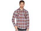 Royal Robbins Performance Flannel Plaid Long Sleeve (beet) Men's Long Sleeve Button Up