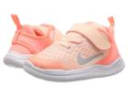 Nike Kids Free Rn 2018 (infant/toddler) (crimson Tint/gunsmoke/crimson Pulse) Girls Shoes