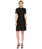 Kate Spade New York Tapestry Lace A-line Dress (black) Women's Dress