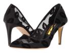 Rupert Sanderson Spice (black Mesh/black Flocking Pump) Women's Shoes