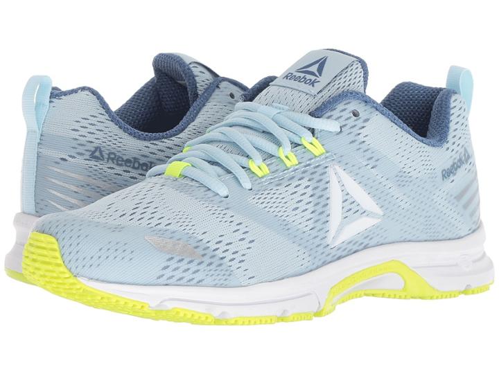 Reebok Ahary Runner (white/blue Slate/dreamy Blue/solar Yellow) Women's Shoes