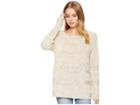 Bcbgmaxazria Easy Mix Stitch Pullover (plaster Combo) Women's Clothing