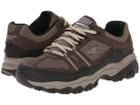 Skechers Afterburn M. Fit Strike Off (brown/black) Men's Lace Up Casual Shoes