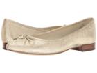 Anne Klein Ovi (light Gold Leather) Women's Flat Shoes