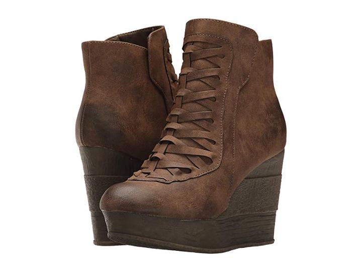 Sbicca Sorano (tan) Women's Wedge Shoes