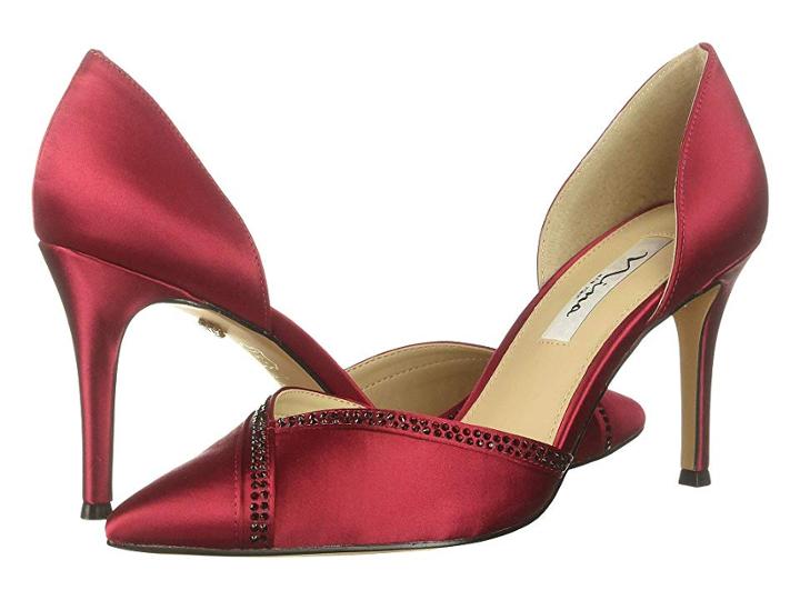 Nina Diora (crimson Satin) High Heels