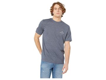 Salty Crew Four Corners Short Sleeve Tech Shirt (navy) Men's T Shirt
