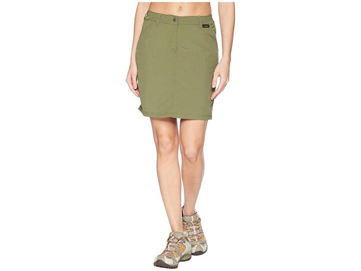 Jack Wolfskin Kalahari Skort (woodland Green) Women's Skort