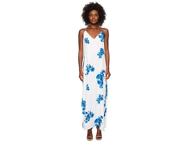 Bldwn Frida (blue Floral Print) Women's Dress