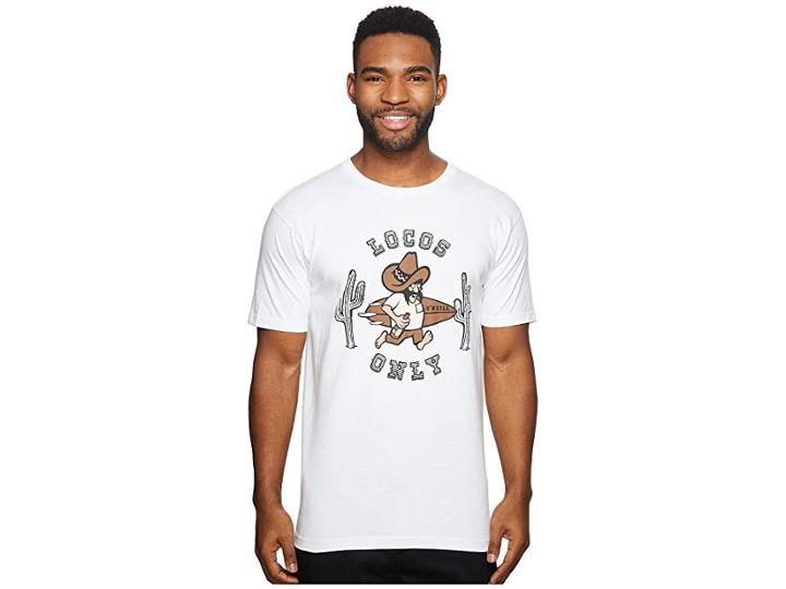 O'neill Locos Short Sleeve Screen Tee (white) Men's T Shirt