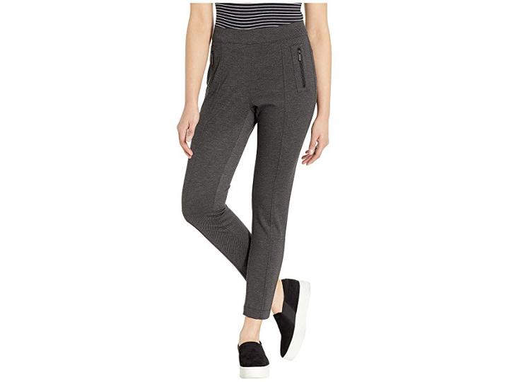 Anne Klein Twill Compression Pants (degas Grey/anne Black) Women's Casual Pants