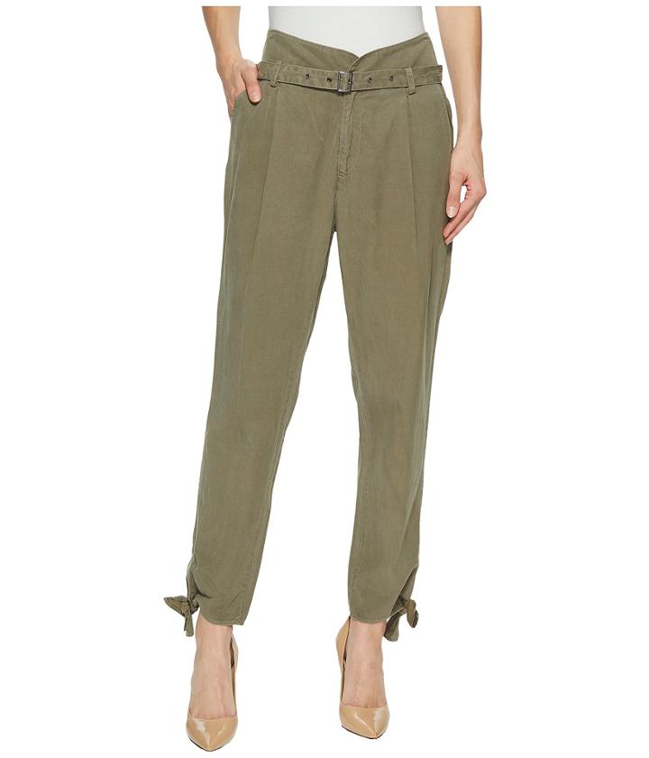 Paige Yasmina Pants (tanned Olive) Women's Casual Pants