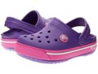 Crocs Kids Crocband Ii.5 Clog (toddler/little Kid) (neon Purple/neon Magenta) Girls Shoes