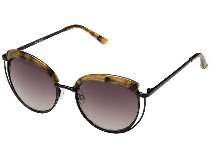 Steve Madden Naomi (black/silver) Fashion Sunglasses