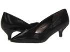 Trotters Paulina (black Patent Suede Lizard Leather) Women's 1-2 Inch Heel Shoes