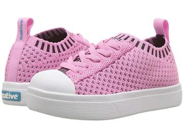 Native Kids Shoes Jefferson 2.0 Liteknit (toddler/little Kid) (malibu Pink/shell White) Girls Shoes