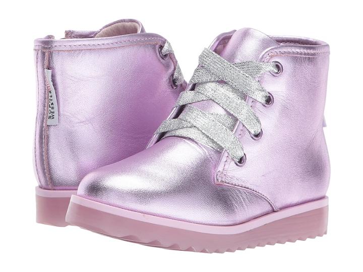 Sophia Webster Wiley Royalty Boot (toddler/little Kid) (rosa Metallic) Girls Shoes