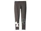 Under Armour Kids Favorite Knit Leggings (big Kids) (black/refresh Mint) Girl's Casual Pants