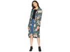 Flynn Skye Paulina Duster (abstract Emerald) Women's Clothing